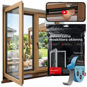 Moskitiera okienna 150 x 180 cm
