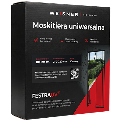Moskitiera magnetyczna na drzwi 110–130 x 210–220 cm